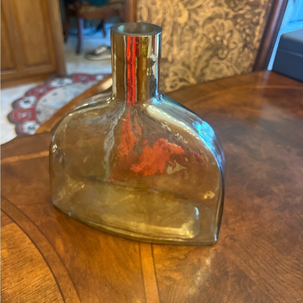 Glass Vase by Anthropology Made in India Stunning